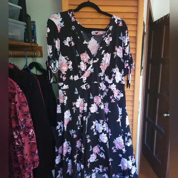 Torrid Mini Studio Knit Skater Dress - Picture 3 of 7